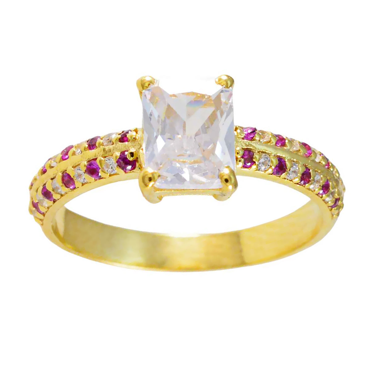 Camila Romantic Red Halo Ring