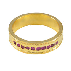 Ayesha Sophisticated Red Halo Band Ruby CZ Red