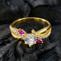 Yuna Glamorous Red Halo Ring