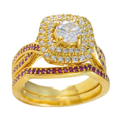 Isla valentine Red Halo Ring