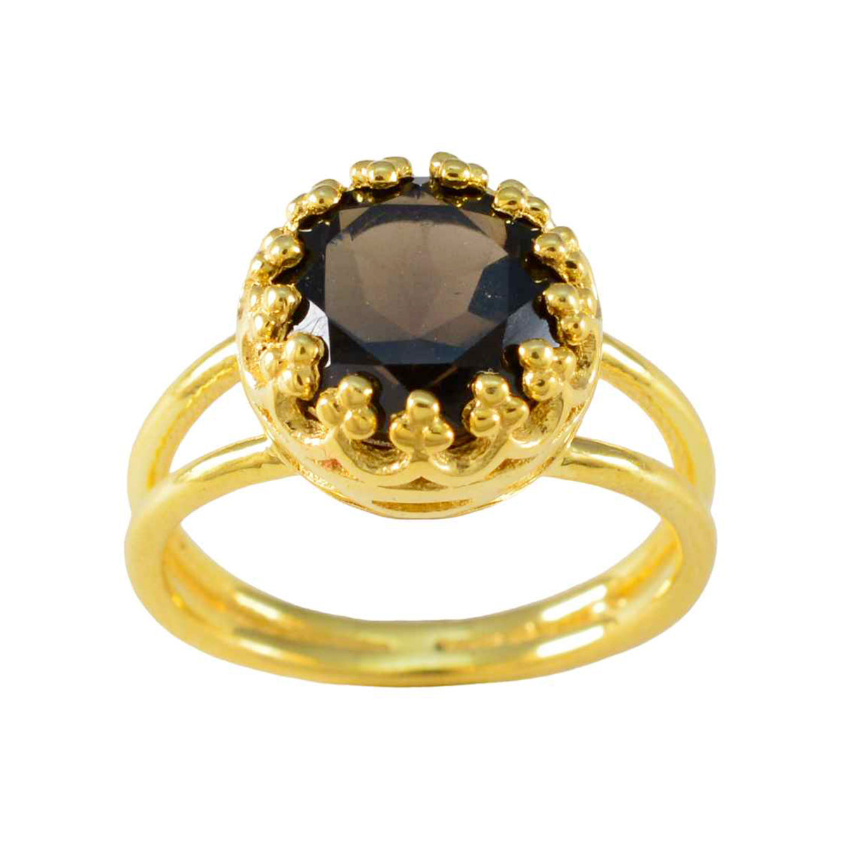Saanvi Feminine Brown Solitaire Ring