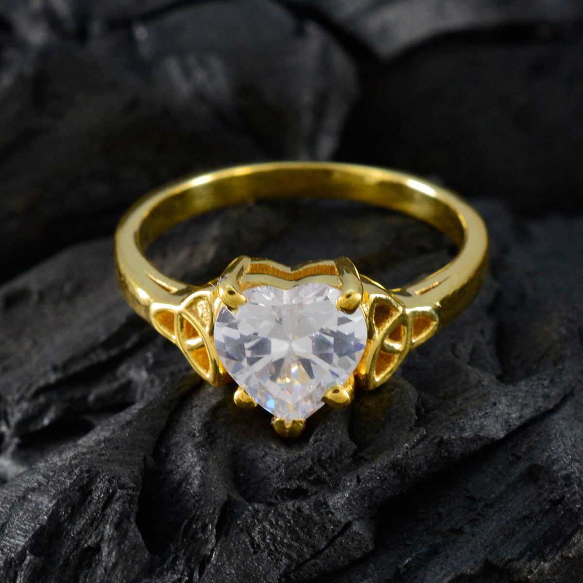 Ana Sophisticated White Solitaire Ring