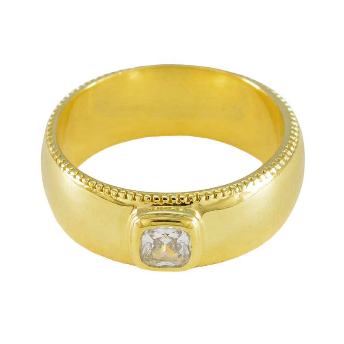 Katarina Luxurious White Solitaire Band White CZ White