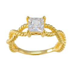 Angel valentine White Solitaire Ring