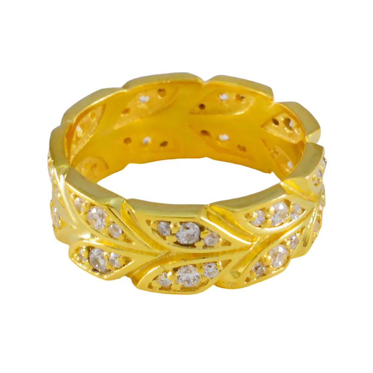Kristine Eternity White multiple Band White CZ White