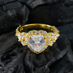 Putri Heart White Halo Ring
