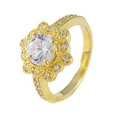 Freya propsel White Halo Ring