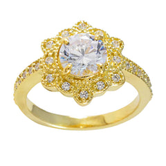 Freya propsel White Halo Ring