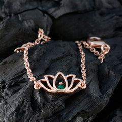 Teresa Workwear Minimalist Green Chain Bracelet