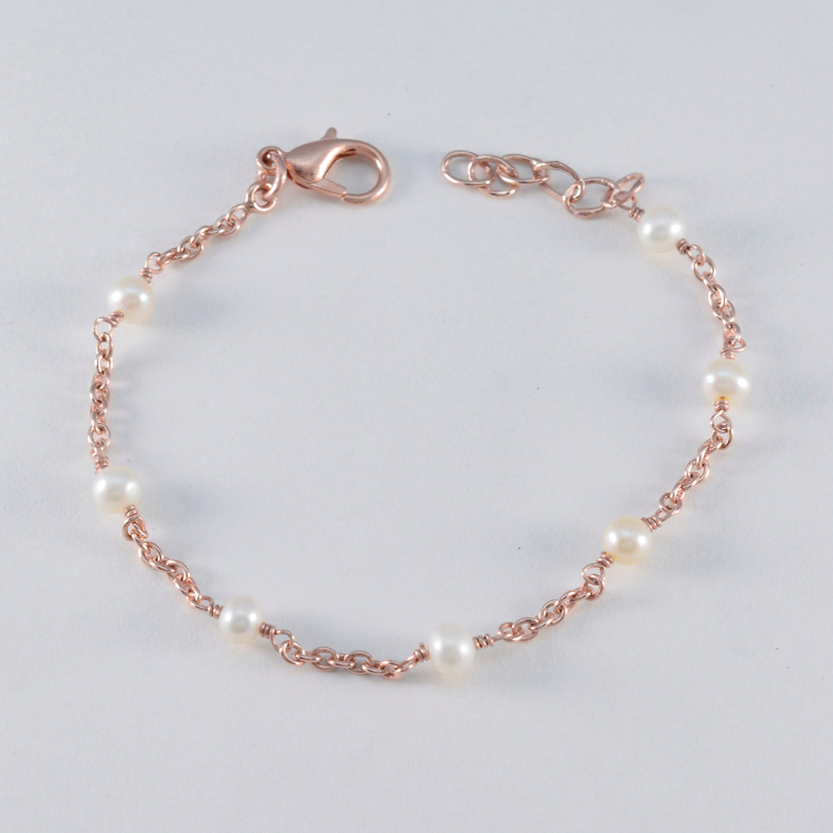 Violet Womens Day Elegant White Chain Bracelet