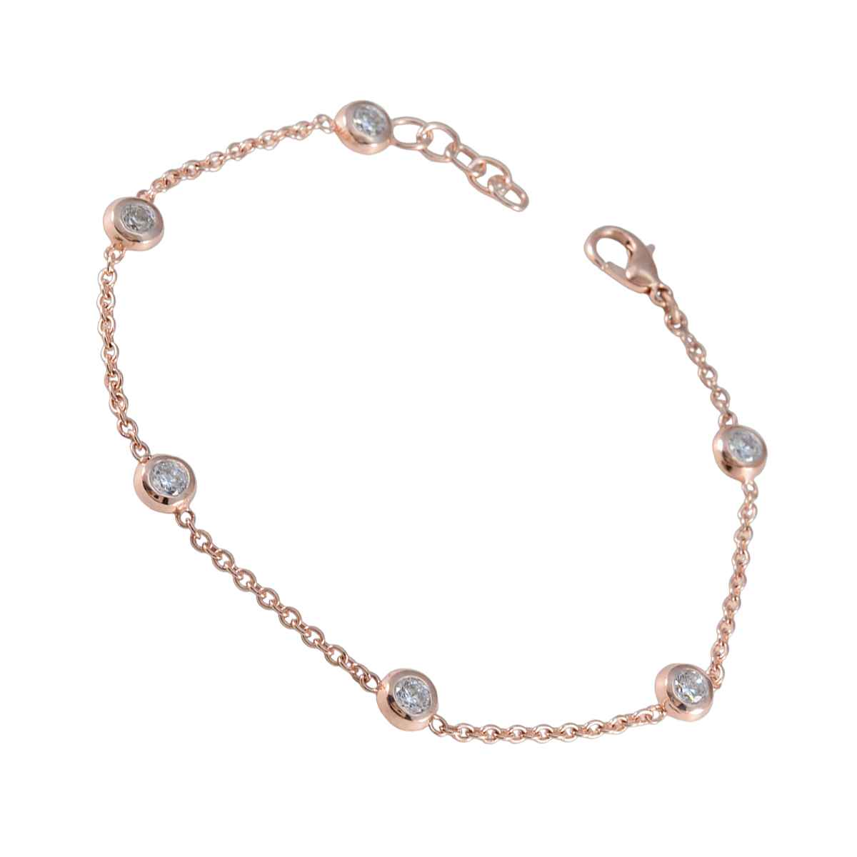 Grace Teej Elegant White Chain Bracelet