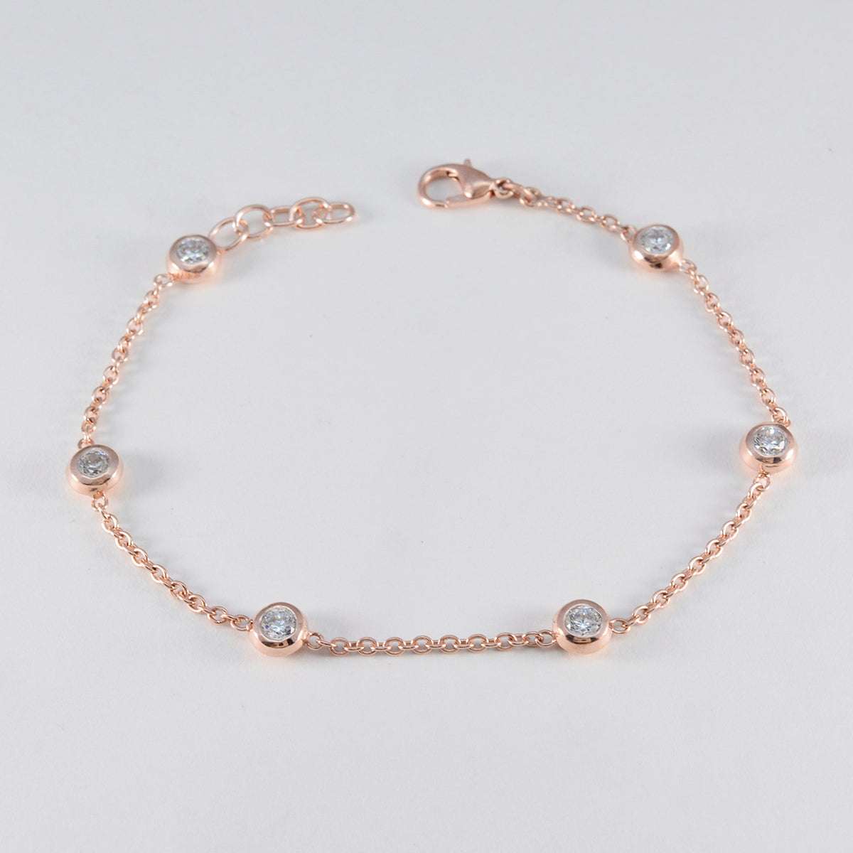 Grace Teej Elegant White Chain Bracelet