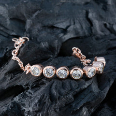 Ines Dhanteras Whisper-thin White Tennis Bracelet
