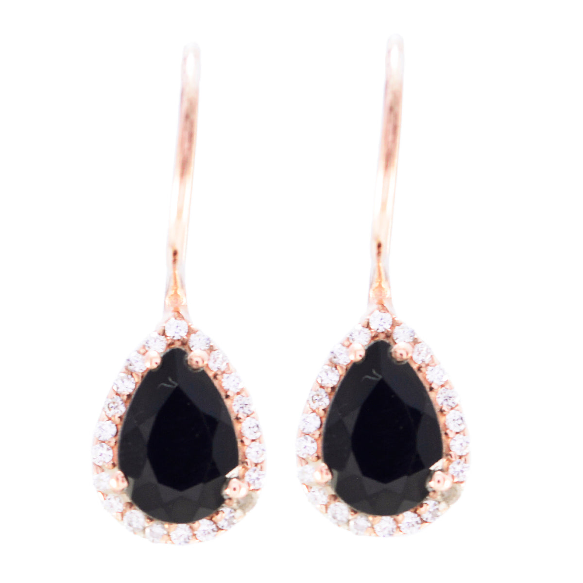 Ellie Black Whisper thin multiple Dangle Earring