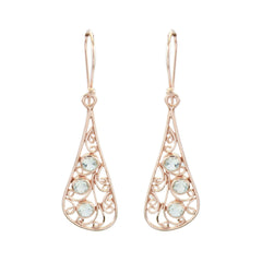 Chloe Blue Featherlight multiple Dangle Earring Blue Topaz Blue Dangle
