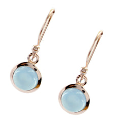 Maya Blue Dainty Solitaire Dangle Earring
