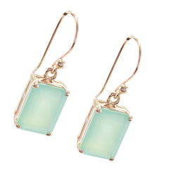 Riley Blue Featherlight Solitaire Dangle Earring