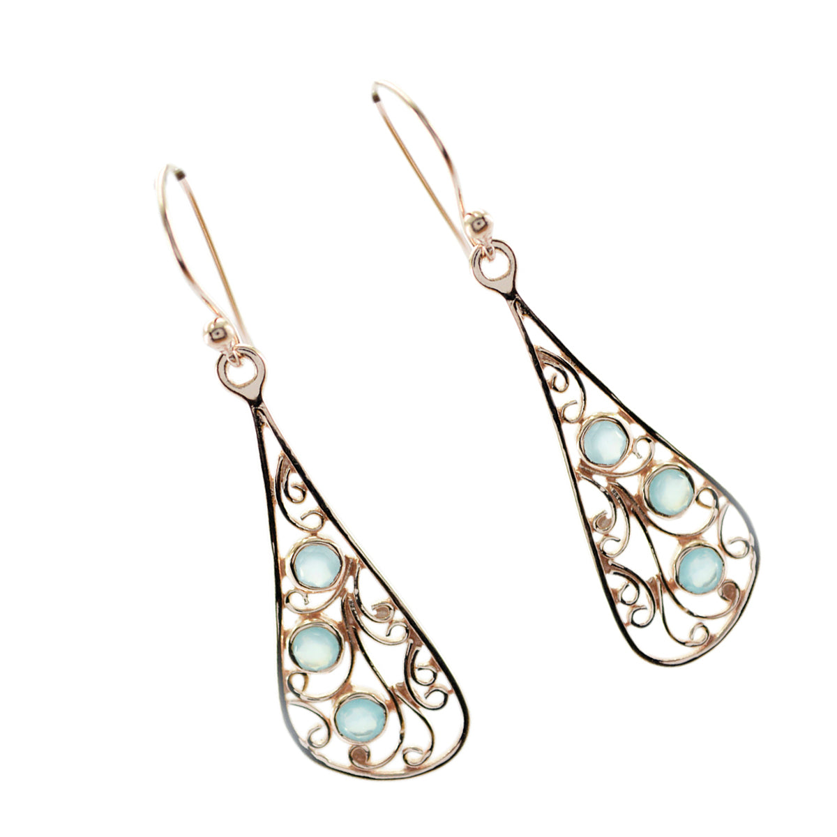 Claire Blue Featherlight multiple Dangle Earring