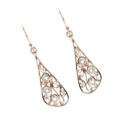 Clara White Featherlight multiple Dangle Earring