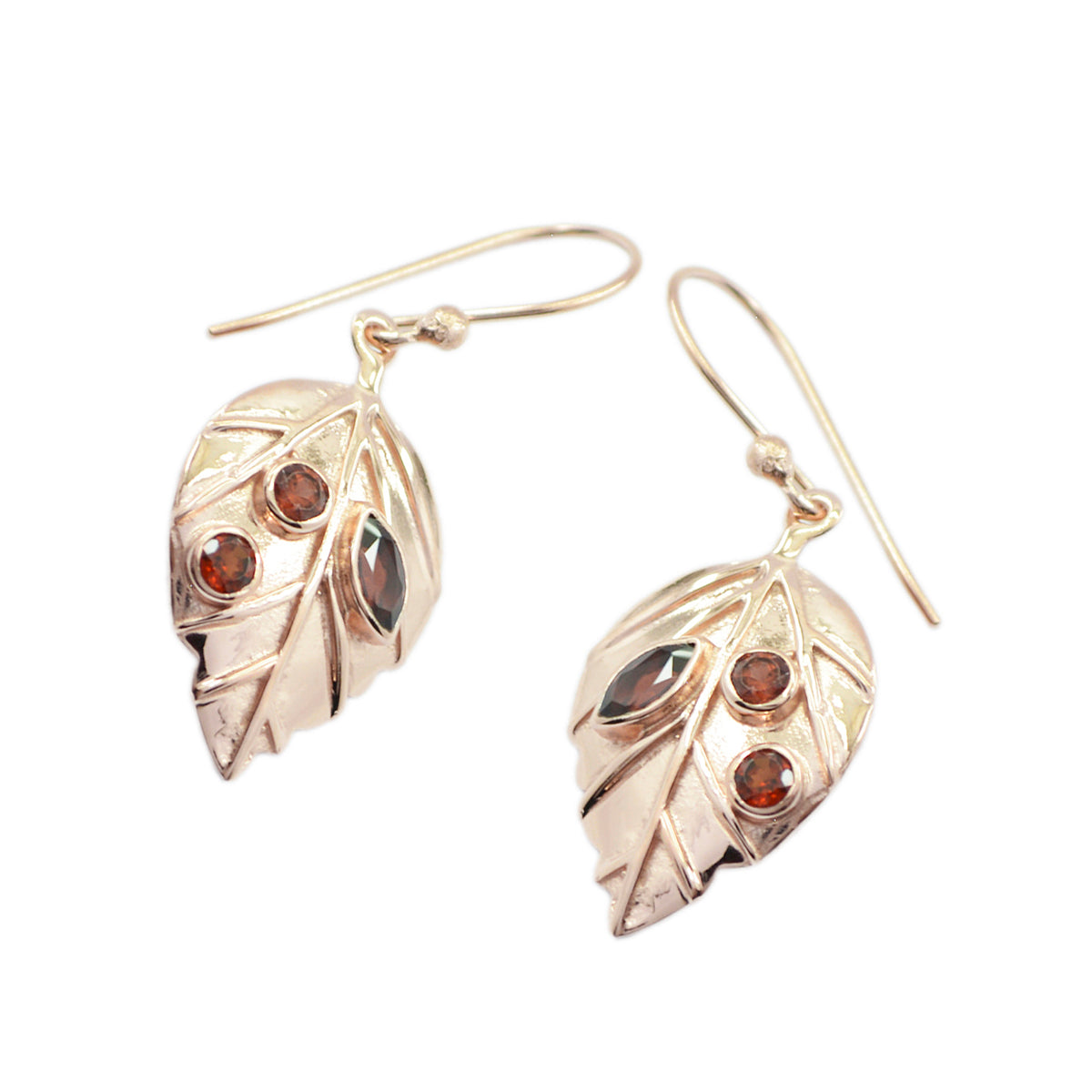 Isabel Red Featherlight multiple Dangle Earring