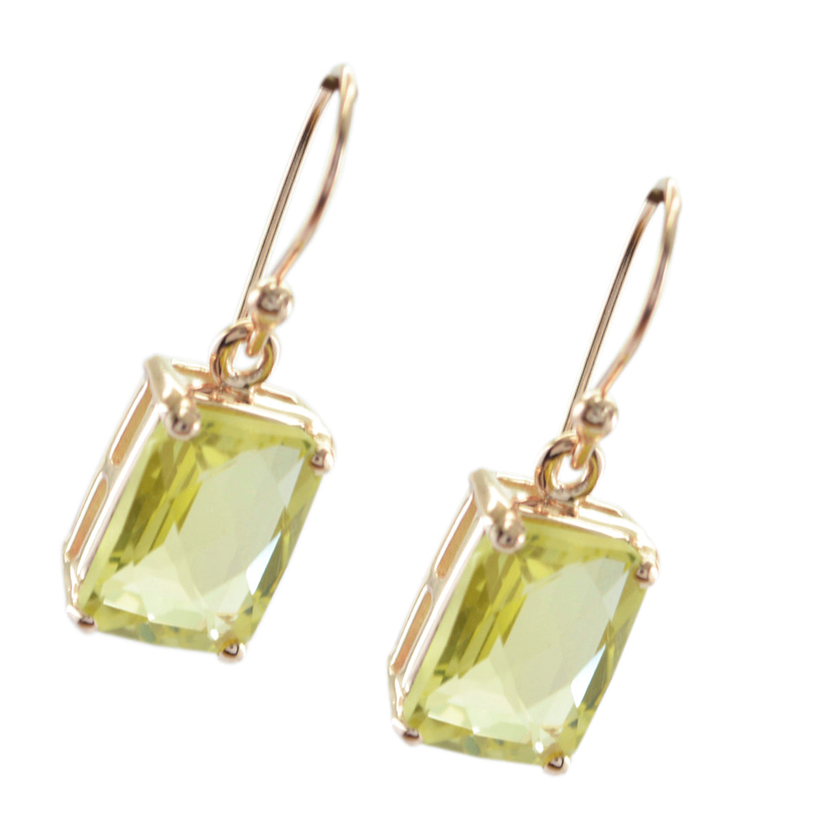 Skylar Yellow Featherlight Solitaire Dangle Earring