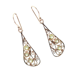 Eleanor Yellow Featherlight multiple Dangle Earring