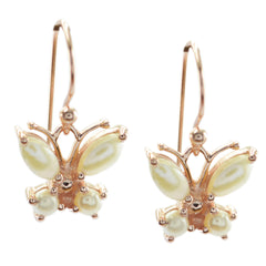 Lili White Dainty multiple Dangle Earring Pearl White Dangle