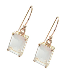 Sofia Pink Featherlight Solitaire Dangle Earring
