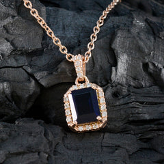 Yasmin Blue Luxurious Statement Pendant