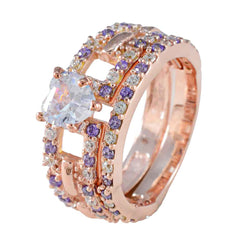 Yuki Romantic Purple Halo Ring