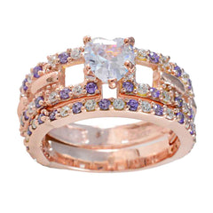 Yuki Romantic Purple Halo Ring
