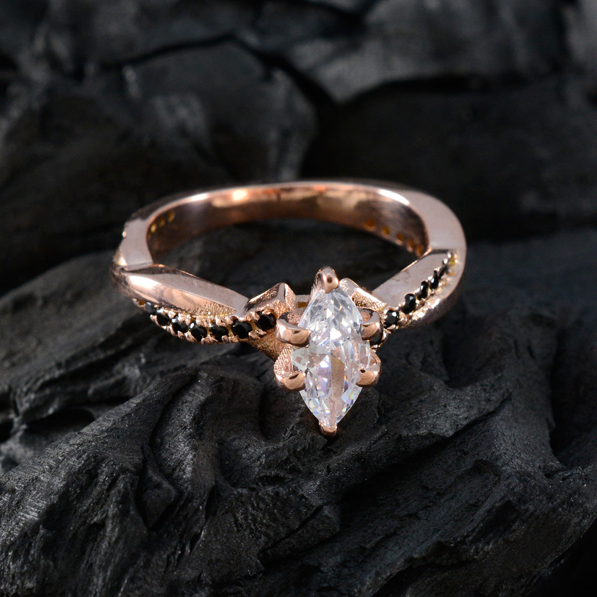 Angel Love Blue Halo Ring
