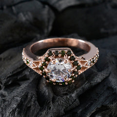 Priya valentine Blue Halo Ring