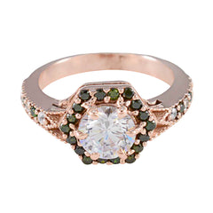 Priya valentine Blue Halo Ring Blue Sapphire CZ Blue