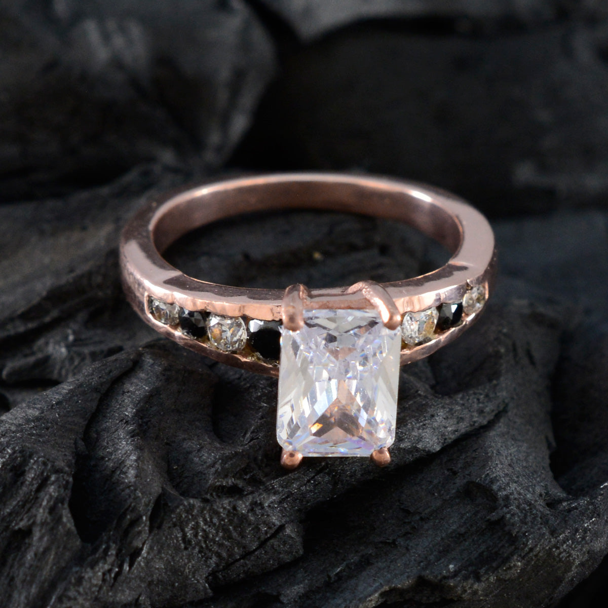 Kristine Love Blue Halo Ring