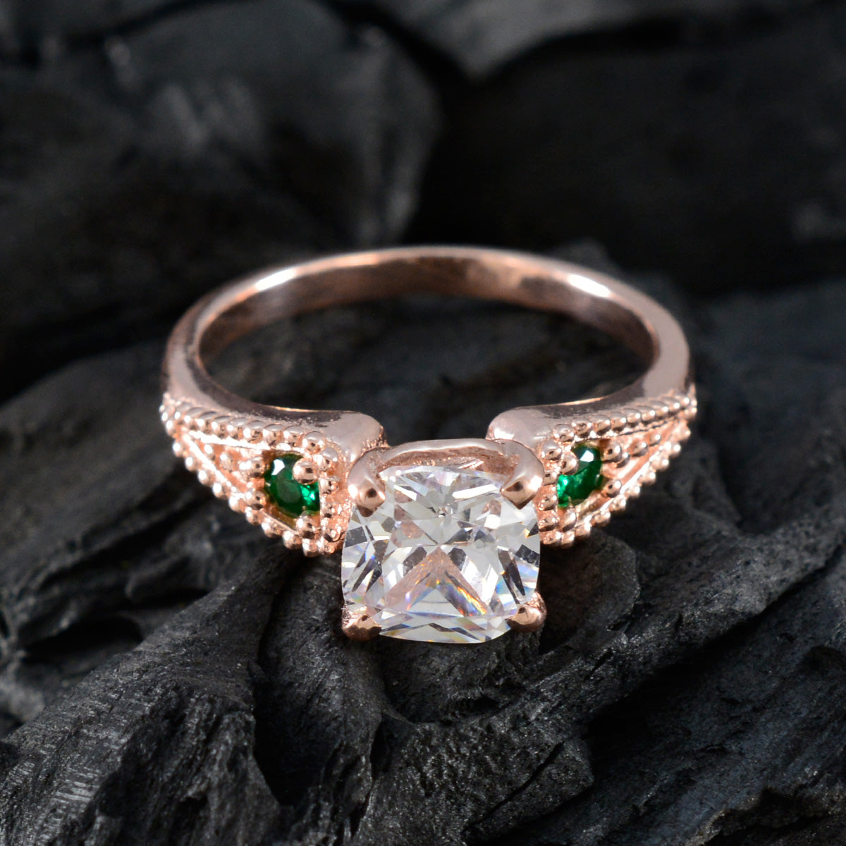 Jia Promise Green Trilogy Ring