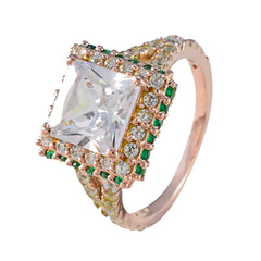 zazlle Promise Green Halo Ring
