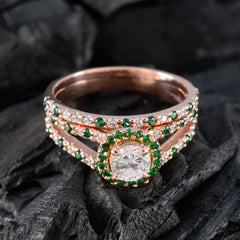 Ying propsel Green Halo Ring