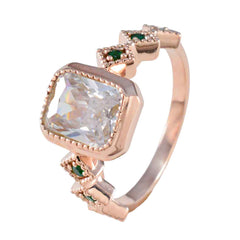 Hannah Graceful Green Penta Ring