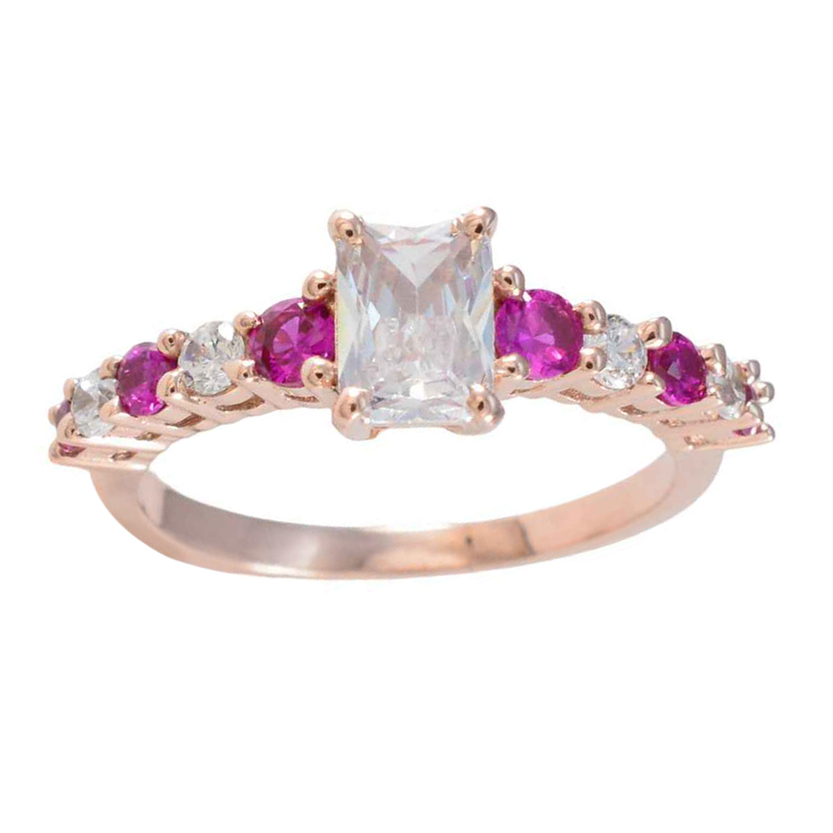 Teresa Contemporary Red multiple Ring