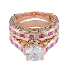 Constanza valentine Red multiple Ring Ruby CZ Red