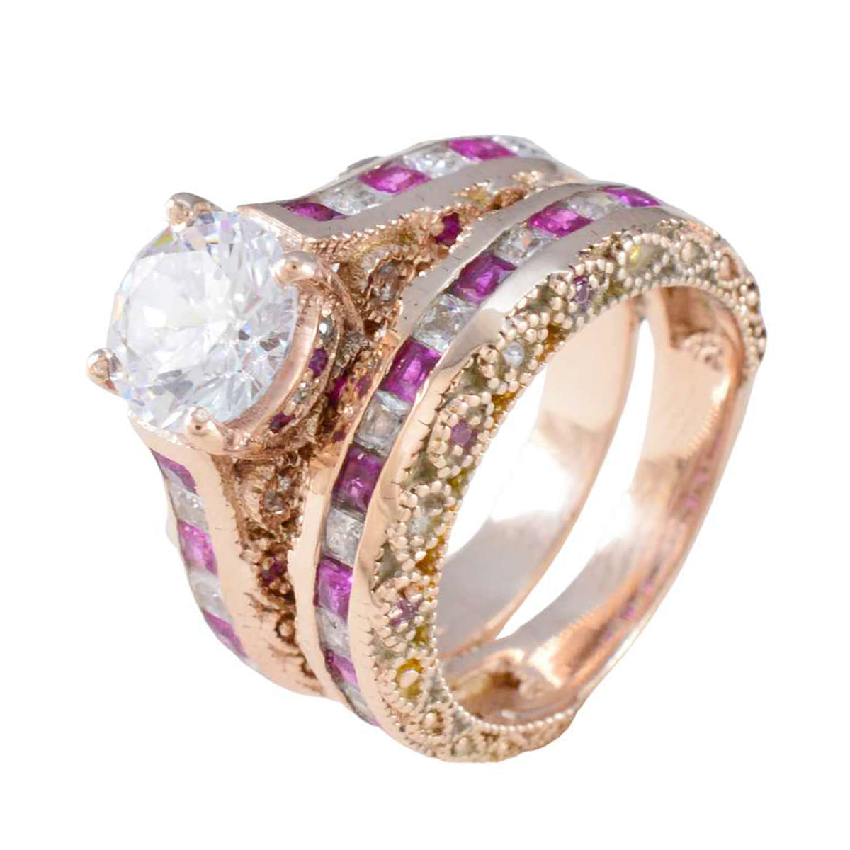 Constanza valentine Red multiple Ring