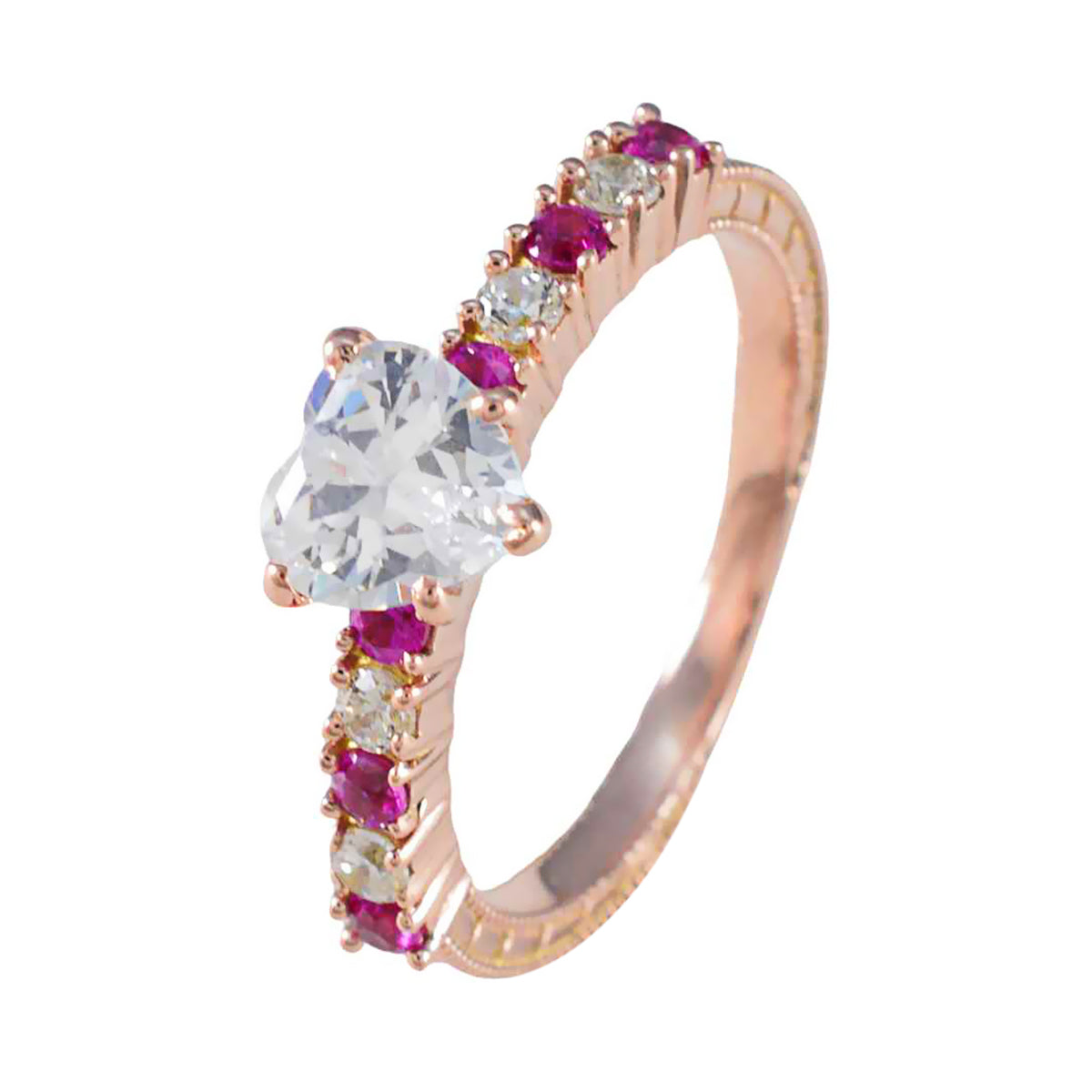 Yasmin Trendy Red multiple Ring