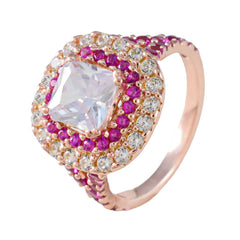 Rina Romantic Red Halo Ring