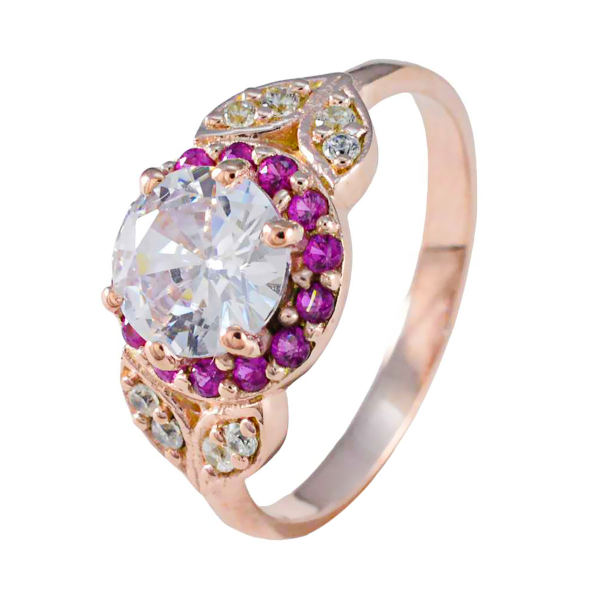 Isabelle Fairytale Red Halo Ring