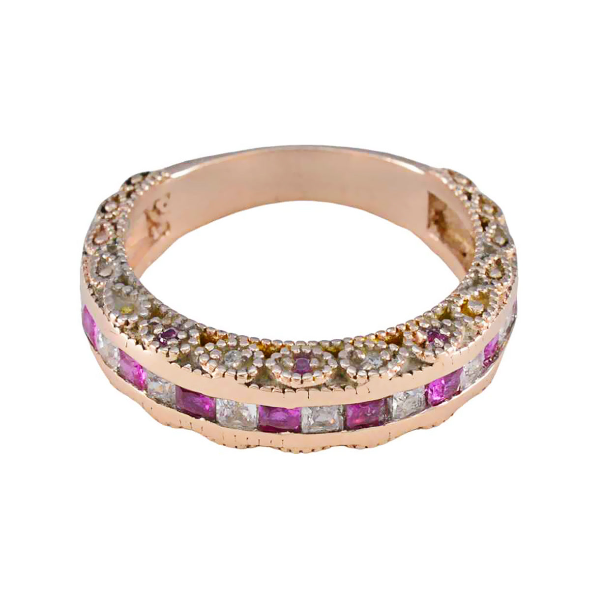 Ling Eternity Red multiple Band Ruby CZ Red