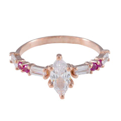 Sophia Modern Red multiple Ring Ruby CZ Red