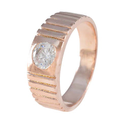 Agustina Romantic White Solitaire Ring