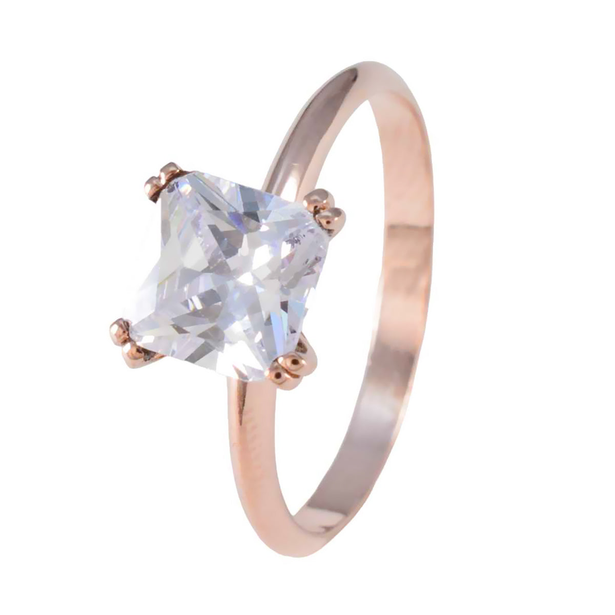 Ha-eun valentine White Solitaire Ring