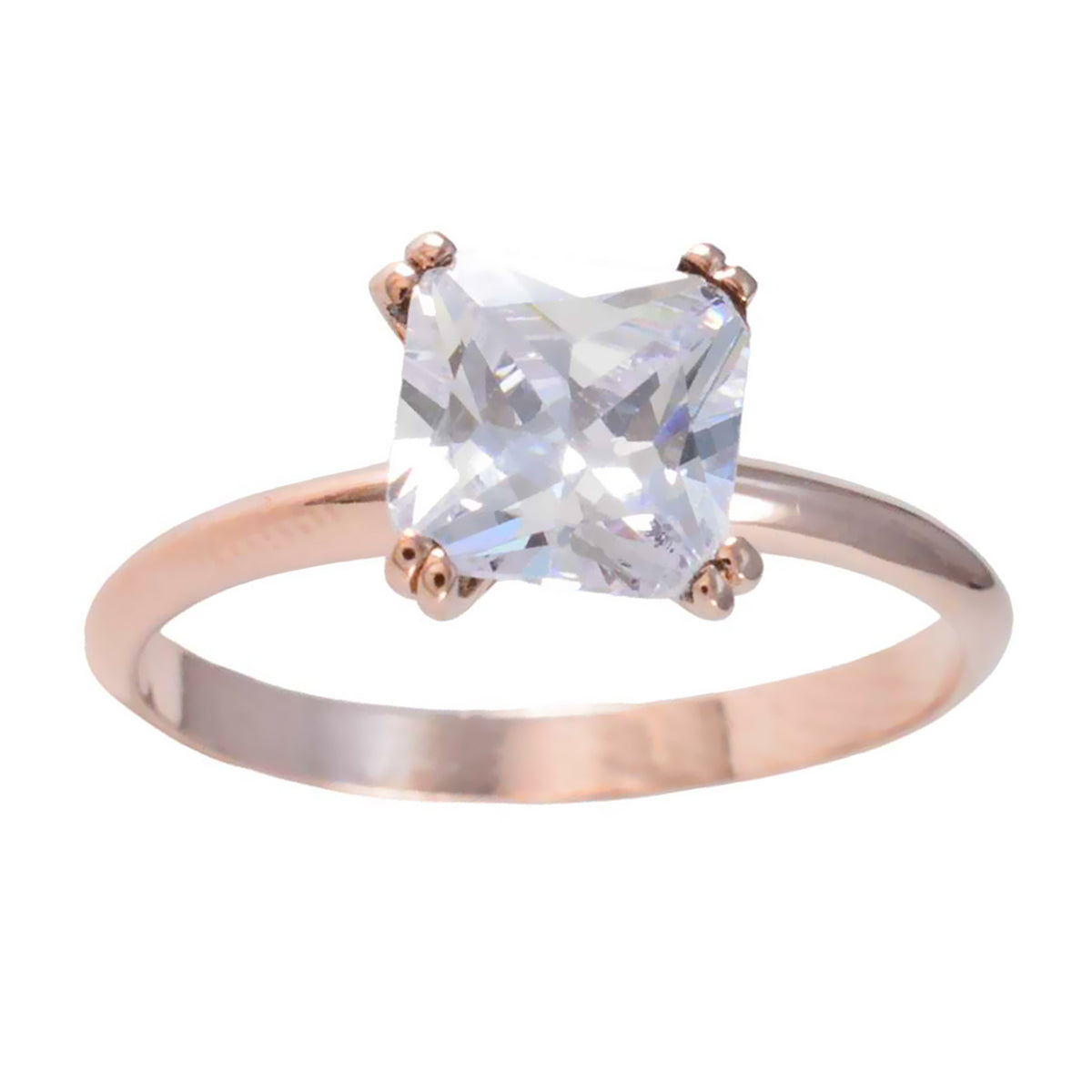 Ha-eun valentine White Solitaire Ring